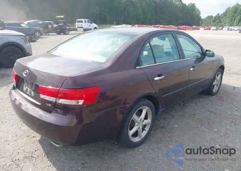 2006 Hyundai Sonata Gls V6/Lx V6 from USA, damaged, VIN 5NPEU46F36H032479